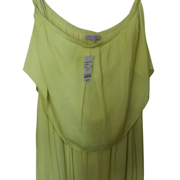 Naked Zebra - Yellow Strapless Jumpsuit - Picture 3 of 5